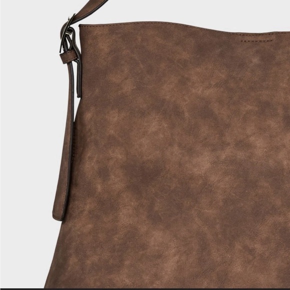 Slouchy Bucket Shoulder Bucket Bag - Universal Thread Brown - Picture 4 of 8